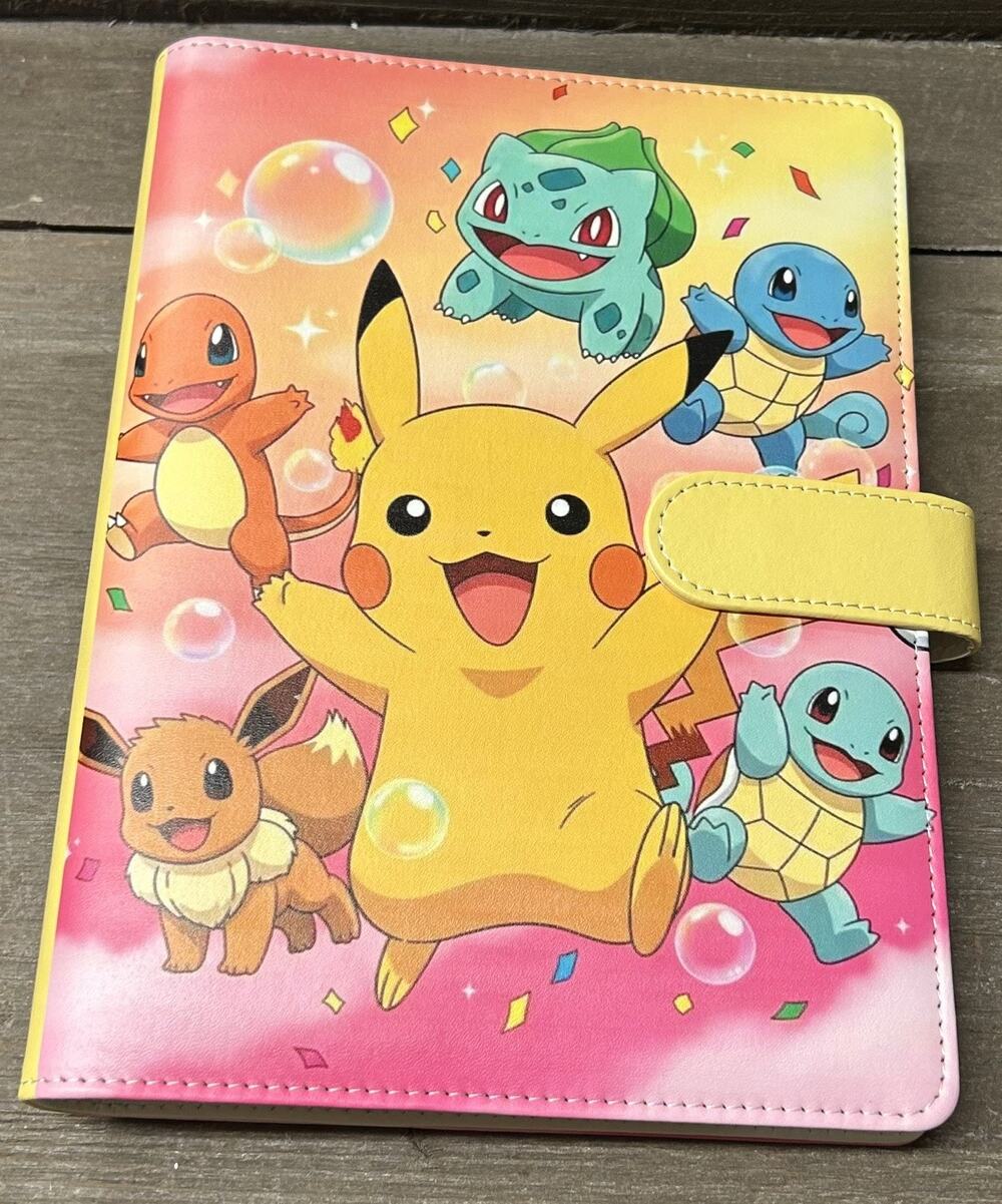 Pokemon A5 Binder with matching printed paper